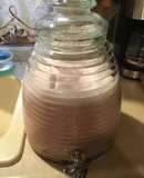 Agua de fresa