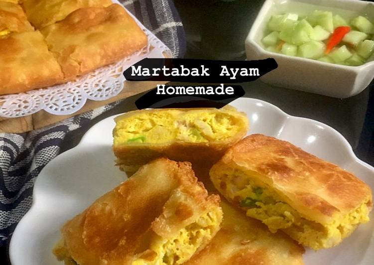 168. Martabak Telur Homemade Isi Ayam