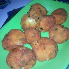 Crispy egg potato cutlet A picture of Crispy egg potato cutlet.