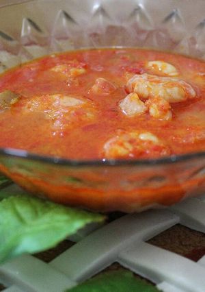 Foto resep Udang Kuah Asam Pedas