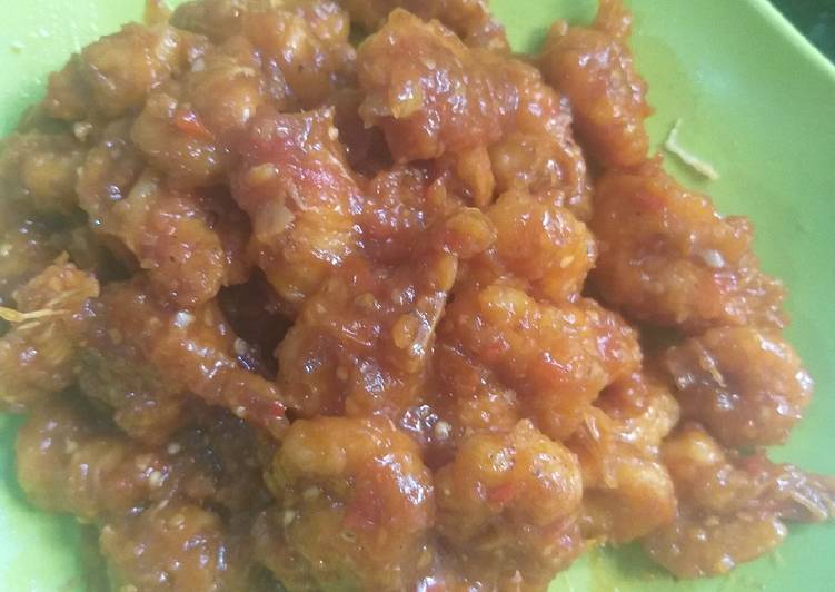 Resep Sambal Udang Saus Tiram Jadi, Lezat