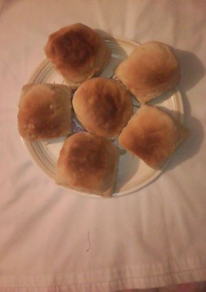 A picture of Homemade bread buns.