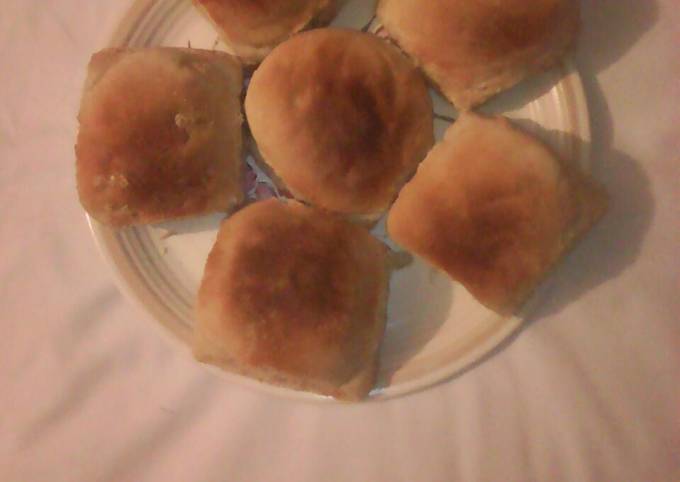 Homemade bread buns