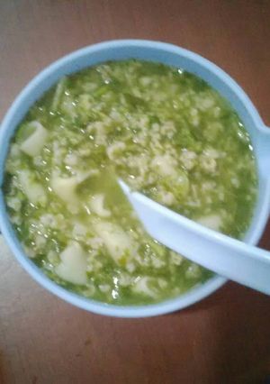 Foto resep Mpasi 8+, oat bayam makaroni