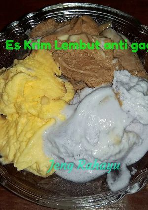 Foto resep Es Krim Lembut anti gagal
