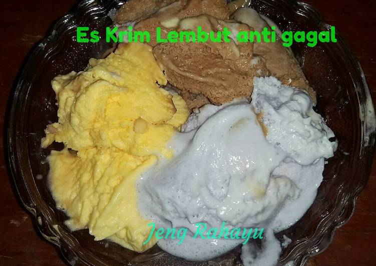 Cara Gampang Membuat Es Krim Lembut anti gagal Anti Gagal