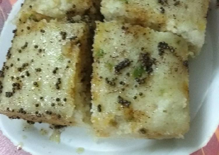 Recipe of Tasty Semolina(Suji) Dhokla