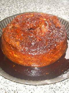 Una foto de Budín de pan fácil en microondas