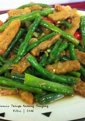 Foto resep Tumis Tempe Kacang Panjang