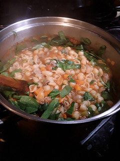 A picture of Corinne's minestrone.