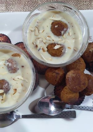 A picture of Milkmaid bread pudding.