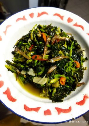 Foto resep Tumis bunga dan daun pepaya