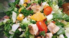 Hình ảnh món Salad cải xoăn cam vàng