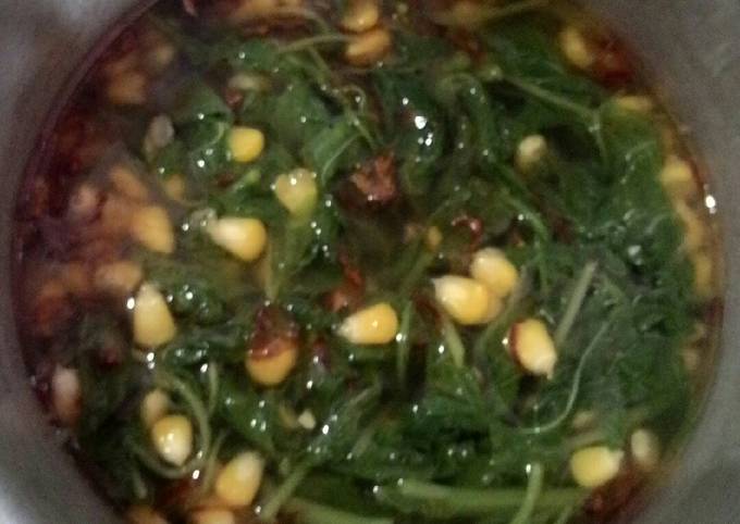 Resep Sayur Bening Bayam Jagung Manis Oleh Bunda Alka Cookpad 8526