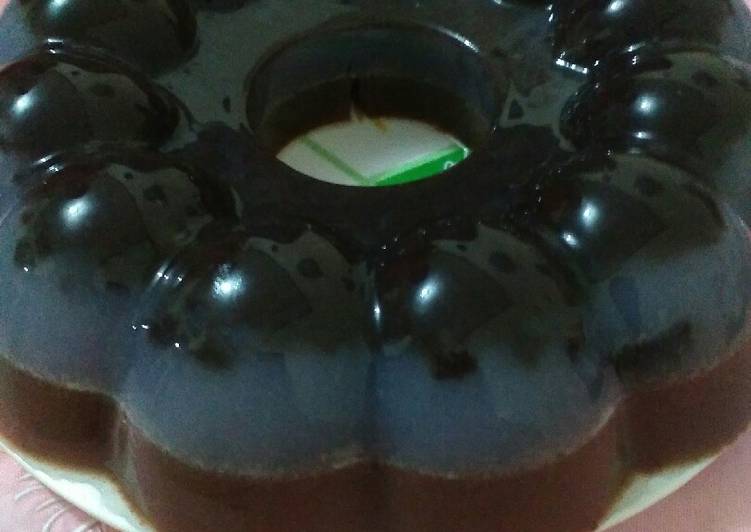 Resep: Puding Taro Coklat yang Lezat