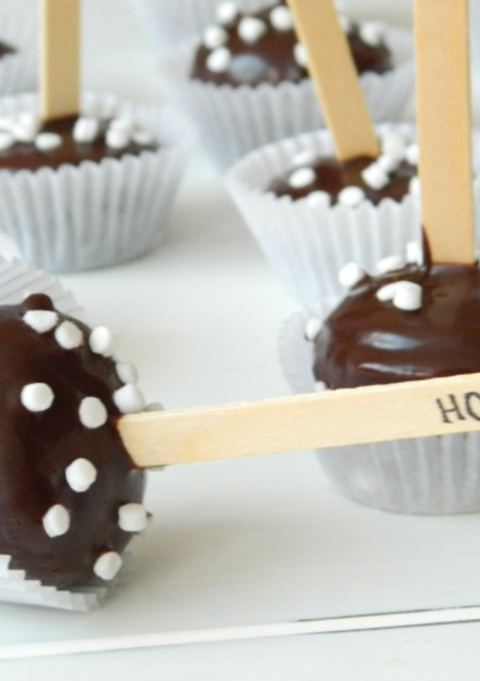 Una foto de Cake pops para navidad o-o-o
