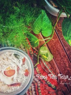 Foto resep Pepes tahu telur asin