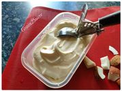 A picture of coconut cream dessert