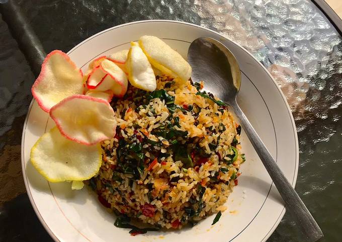 Resep: Nasi goreng daun mengkudu (nasi goreng ala kampung) Murah