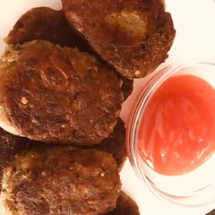A picture of Hash brown potatoes#breakfast#themechallenge.