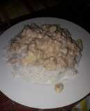 Strogonoff de pollo