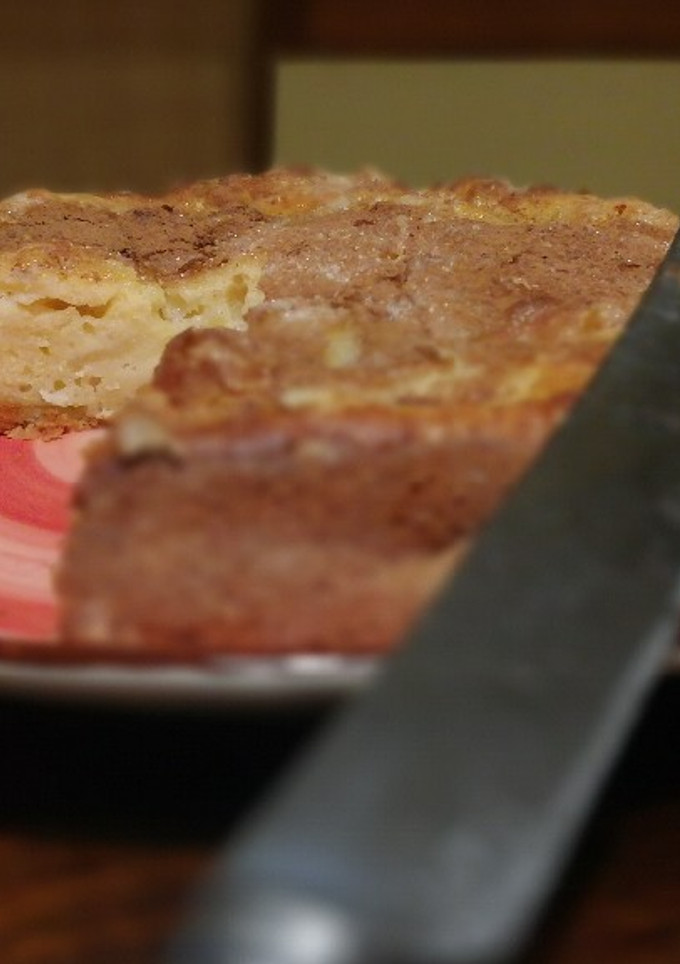 Una foto de TORTA DE MANZANA tipo NORMANDÍA sin gluten