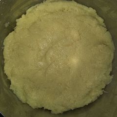 A picture of Homemade khoya with milk powder.