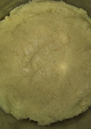A picture of Homemade khoya with milk powder.