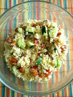 Una foto de Taboulé vegetal con aliño de sésamo tostado y limón