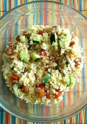 Foto principal de Taboulé vegetal con aliño de sésamo tostado y limón