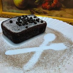 A picture of Brownie cake.