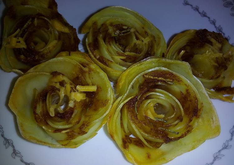 Baked potatoes roses #potatoescontest