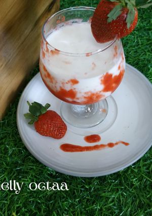 Foto resep Korean strawberry milk
