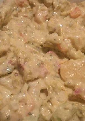 A picture of Corned Beef & Potato Salad.