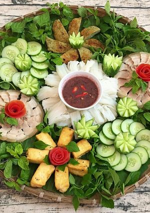 Hình của món Bún đậu mắm tôm 😋😋😋.
