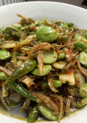Foto resep Sambal Teri Pete Cabe Hijau