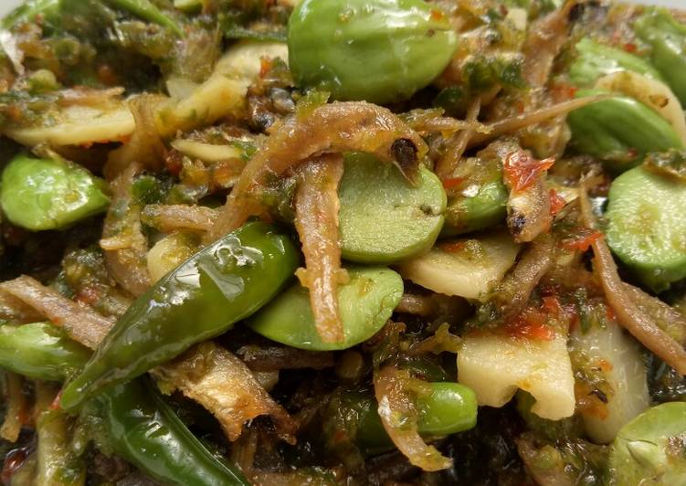 Resep Sambal Teri Pete Cabe Hijau Anti Gagal