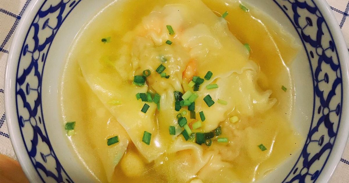 สูตร เกี๊ยวน้ำกุ้ง ไม่เกิน 300 แคล/1เสิร์ฟ โดย Ravi Home Cook - Cookpad