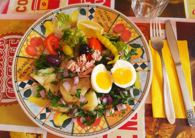 Le moyen le plus simple de Cuire Savoureux Salade composée 🍴