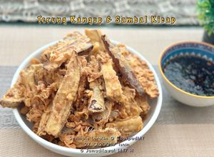 Gambar Terung Goreng Rangup & Sambal Kicap (+ Tips)