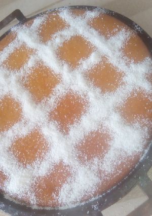 صورة لوصفة بسبوسة كيك بالبرتقال