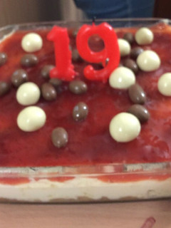 Una foto de Tarta de queso al microondas