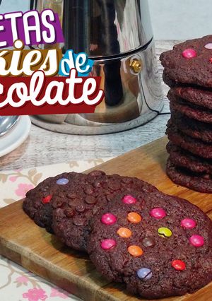 Una foto de Galletas cookies de chocolate