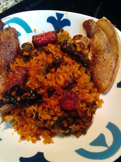 Una foto de Migas de pan Payés, con panceta y chistorra