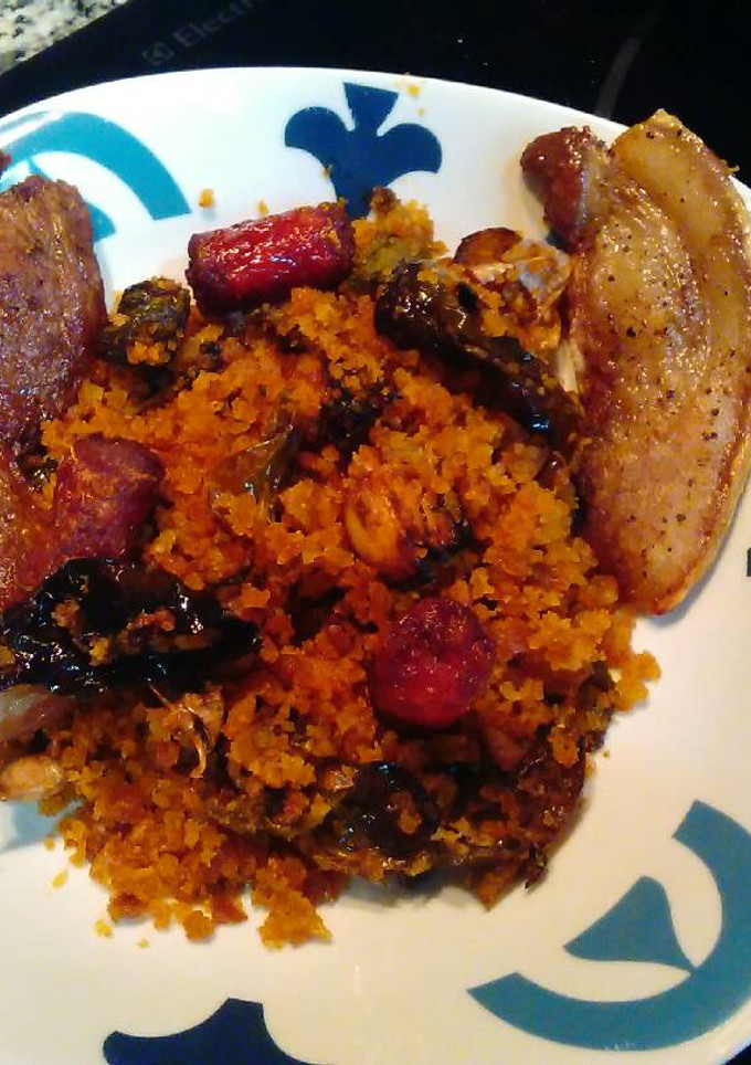 Una foto de Migas de pan Payés, con panceta y chistorra