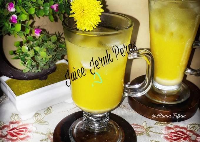 Cara Buat Juice Jeruk Peras Anti Gagal