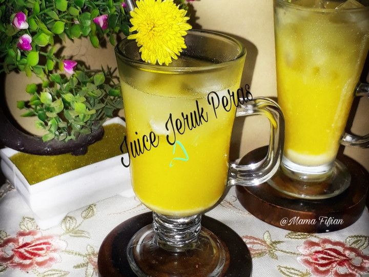 Cara Buat Juice Jeruk Peras Anti Gagal