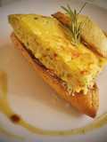 Pulga de tortilla de bacalao