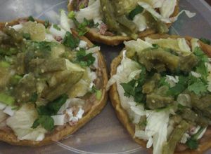 Una foto de Sopes