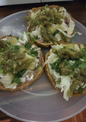Una foto de Sopes